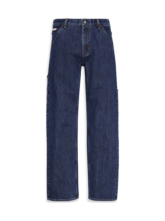 Herren Jeanshosen Relaxed Gerade Passform Indigo