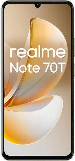 Realme Note 70T Dual SIM (4/64GB) Χρυσό
