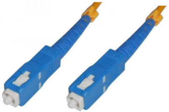 Microconnect Кабел Оптично Влакно SC/UPC-SC/UPC 2м Жълт