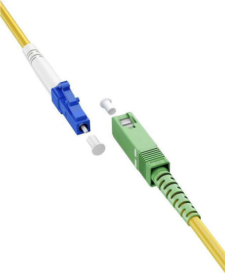 Goobay Goobay Optische Faser Kabel SC-APC 15m Gelbe