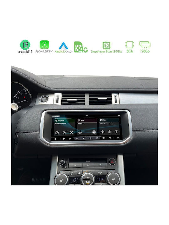 Bizzar Car Audio System for Land Rover Range Rover Evoque 2011-2015 (Bluetooth/USB/WiFi/GPS/Apple-Carplay/Android-Auto/CD) with Touch Screen 10.25"