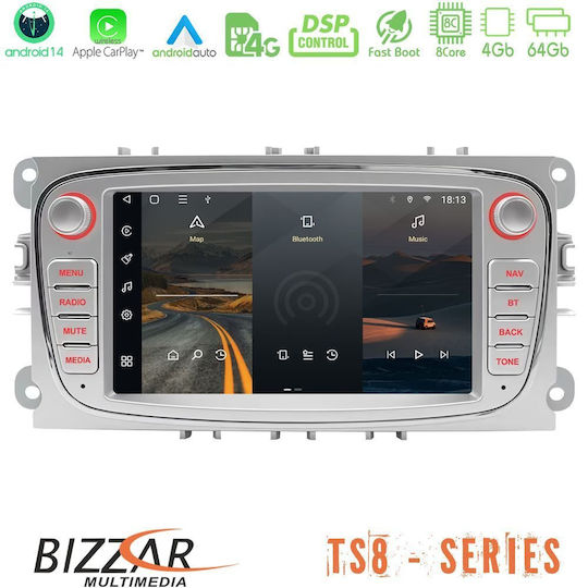 Bizzar Ηχοσύστημα Αυτοκινήτου για BMW X5 / X5 (E53) / E39 Land Rover Range Rover 2002 – 2005 (Bluetooth/USB/WiFi/GPS/Apple-Carplay/Android-Auto) με Οθόνη Αφής 7"