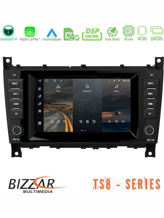 Bizzar Car Audio System for BMW X5 / X5 (E53) / E39 Land Rover Range Rover 2002 – 2005 (Bluetooth/USB/WiFi/GPS/Apple-Carplay/Android-Auto) with Touch Screen 7"