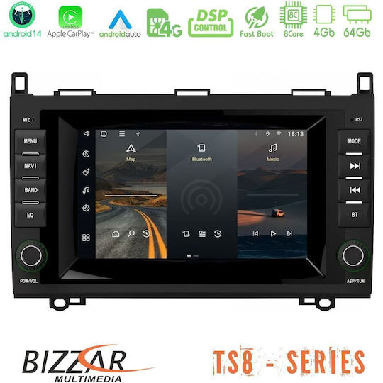 Bizzar Ηχοσύστημα Αυτοκινήτου για BMW X5 / X5 (E53) / E39 Land Rover Range Rover 2002 – 2005 (Bluetooth/USB/WiFi/GPS/Apple-Carplay/Android-Auto) με Οθόνη Αφής 7"