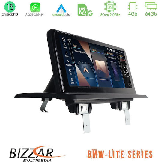 Bizzar Auto-Audiosystem für BMW X3 (E83) 2003-2010 (Bluetooth/USB/AUX/WiFi/GPS/Apple-Carplay/Android-Auto/Notenblätter)