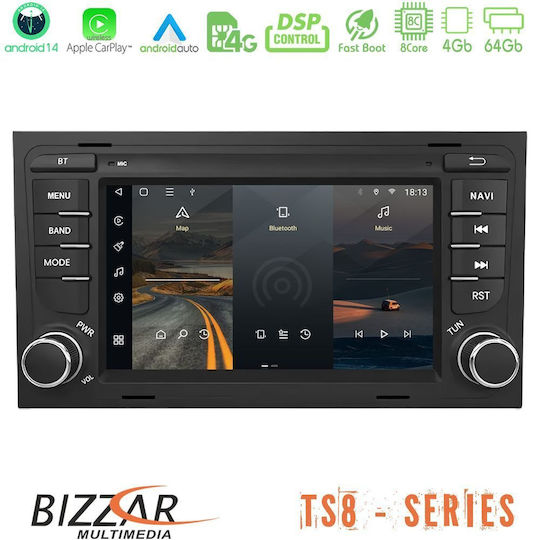 Bizzar Ηχοσύστημα Αυτοκινήτου για BMW X5 / X5 (E53) / E39 Land Rover Range Rover 2002 – 2005 (Bluetooth/USB/WiFi/GPS/Apple-Carplay/Android-Auto) με Οθόνη Αφής 7"