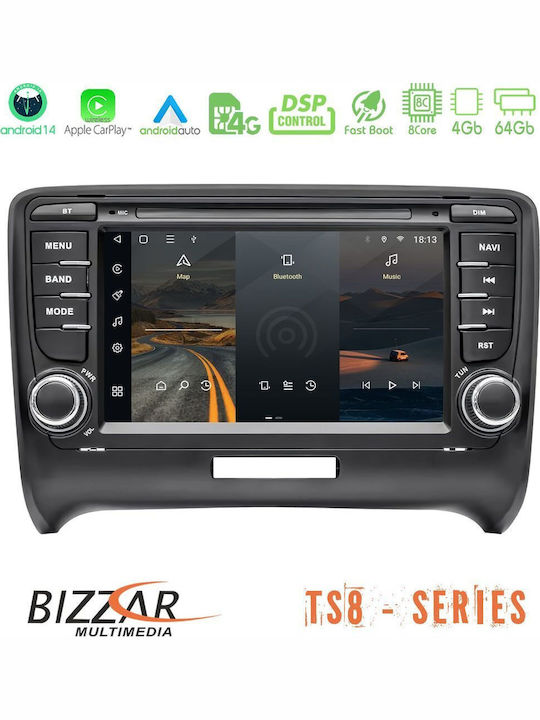Bizzar Car Audio System for BMW X5 / X5 (E53) / E39 Land Rover Range Rover 2002 – 2005 (Bluetooth/USB/WiFi/GPS/Apple-Carplay/Android-Auto) with Touch Screen 7"