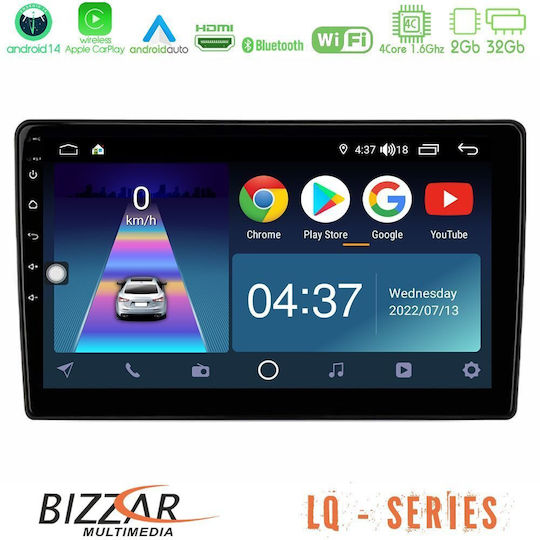 Bizzar Ηχοσύστημα Αυτοκινήτου για Daihatsu Sirion Subaru Justy 2008-2010 (Bluetooth/USB/WiFi/GPS/Apple-Carplay/Android-Auto) με Οθόνη Αφής 10"