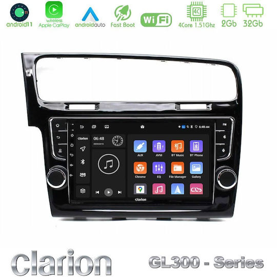 Clarion Auto-Audiosystem für Nissan Navara / Pfadfinder 2006-2012 (Bluetooth/USB/AUX/WiFi/GPS/Apple-Carplay/Android-Auto) mit Touchscreen 9"