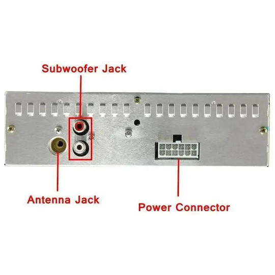 Radio Auto 1 DIN Bluetooth USB