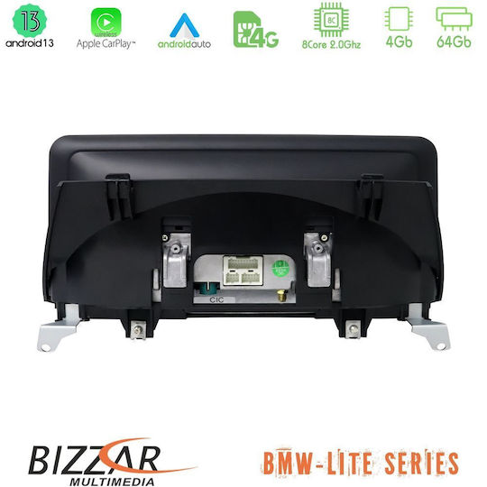 Bizzar Sistem Audio Auto pentru BMW X5 / X6 / X5 (E70) / X6 (E71) 2007-2010 (Bluetooth/USB/AUX/WiFi/GPS/Apple-Carplay/Android-Auto/Partitură)