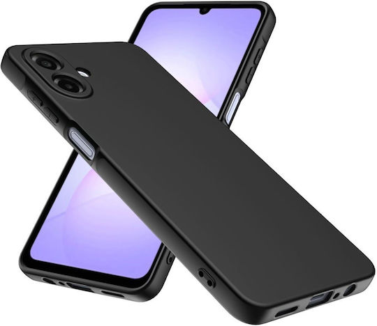 Matt Back Cover Σιλικόνης Μαύρο (SAMSUNG GALAXY A07)
