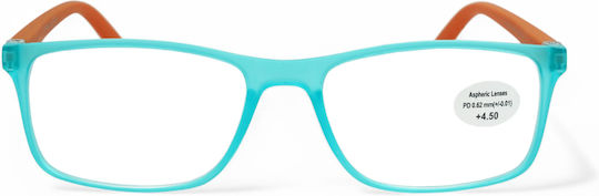 Optosquad Lesebrille +2.75 in Türkis Farbe OPT8970-2