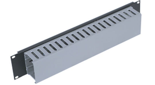 Triton 19" Mounting Panel 2u Single-sided Plastic Strip Bk