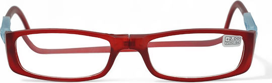 Optosquad Ochelari de citit +1.50 cu magnet în culoarea Roșu A009-2