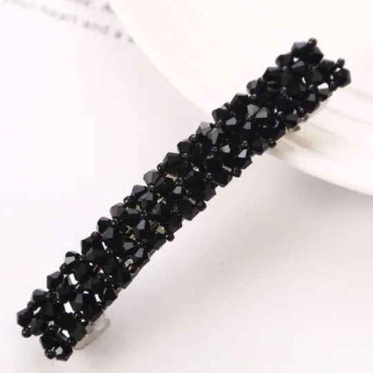 Elegant Hair Clip Accessory Crystals Beads Tolindo
