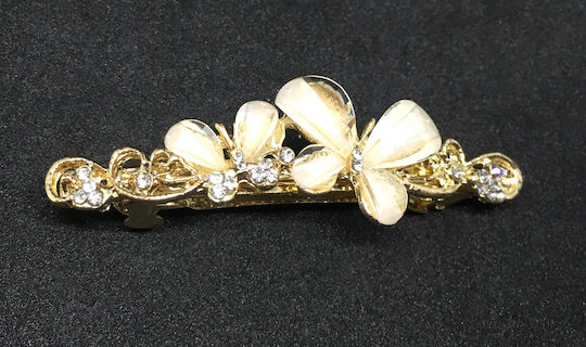 Accessories French Hair Clip Barrette Crystals Butterflies Irsia