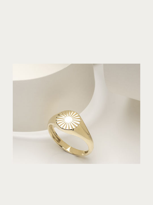 Lunaorocreations Women's Chevalier Ring 14K Gold