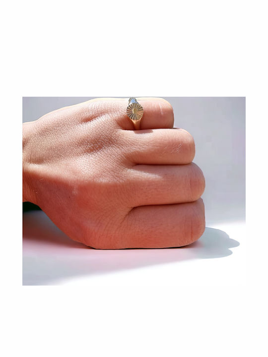 Lunaorocreations Damen Chevalier Ring 14K Gold