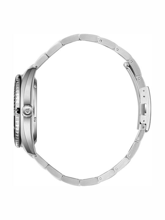 Quantum Men's Watch Automatic with Silver Metal Bracelet