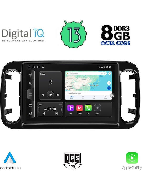 Digital IQ Auto-Audiosystem für Mercedes-Benz Vito / Viano 2015 (Bluetooth/USB/WiFi/GPS/Apple-Carplay/Android-Auto) mit Touchscreen 13.1"
