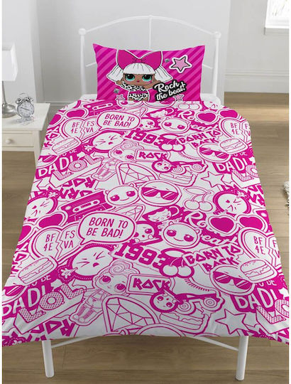 Halantex Set Kinderbettbezüge Rosa Fuchsia