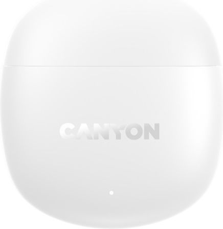 Canyon OnGo 13 Earbud Bluetooth Handsfree Ακουστικά με Θήκη Φόρτισης Λευκά