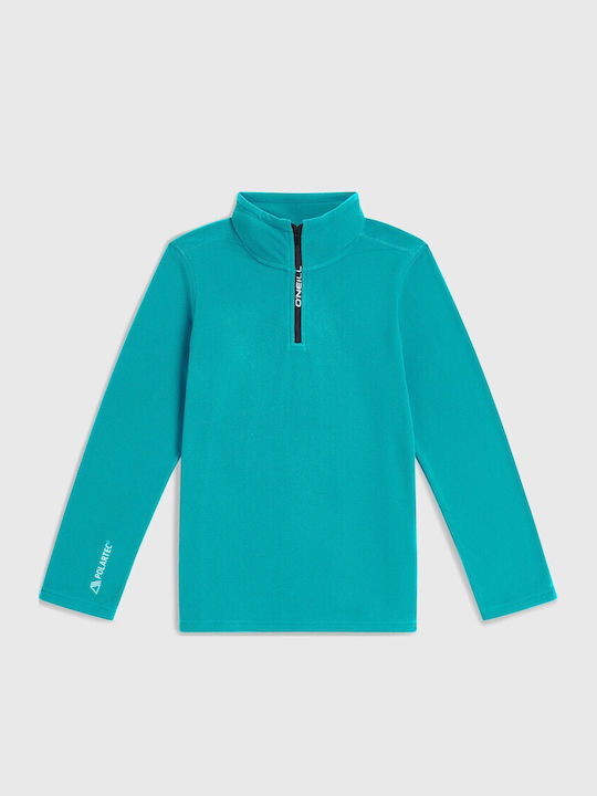 Fleece Kids Sweatshirt Turquoise