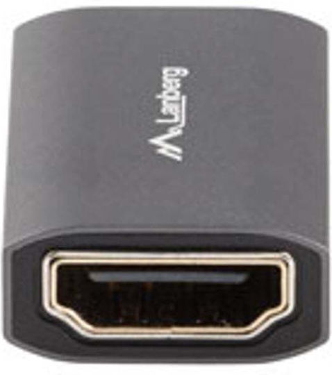 Lanberg Μετατροπέας HDMI male σε HDMI female Ασημί 1τμχ