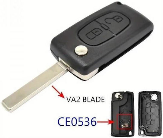 DGA Car Key for Peugeot 307