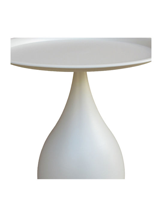 Round Side Table Samino Metal Blue L39xW39xH42cm.