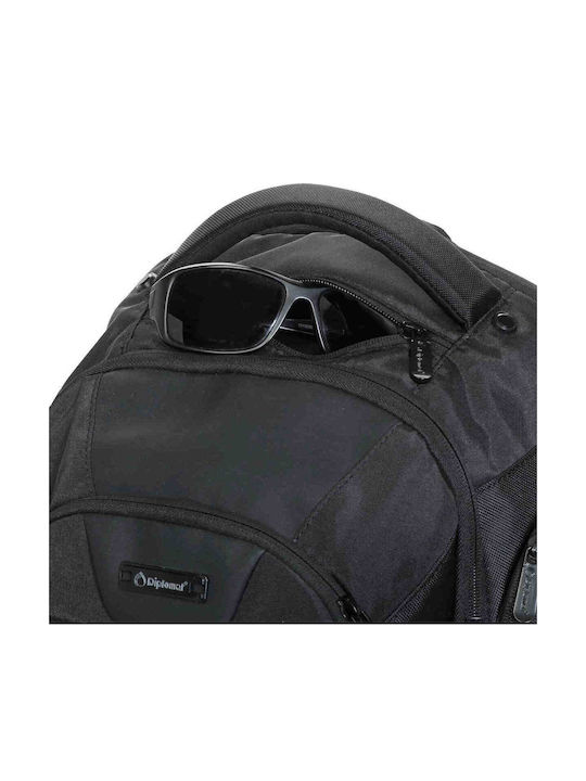 Diplomat Backpack Waterproof 22.5lt Black