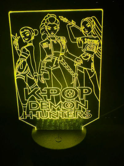 Детско Декоративно Осветление K-pop Demon Hunters Зелен 19x11см
