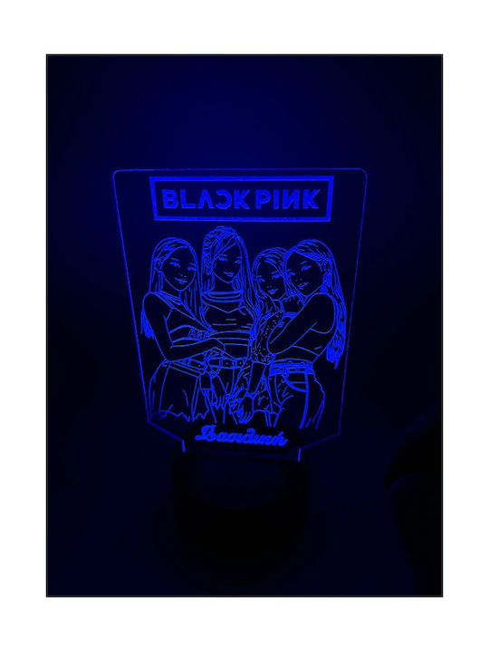Παιδικό Διακοσμητικό Φωτιστικό Blackpink Μωβ 20x12cm