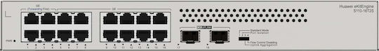 Huawei eKitEngine S110-16T2S Negestionat L2 Switch cu 16 Porturi Gigabit (1Gbps) Ethernet și 2 Porturi SFP
