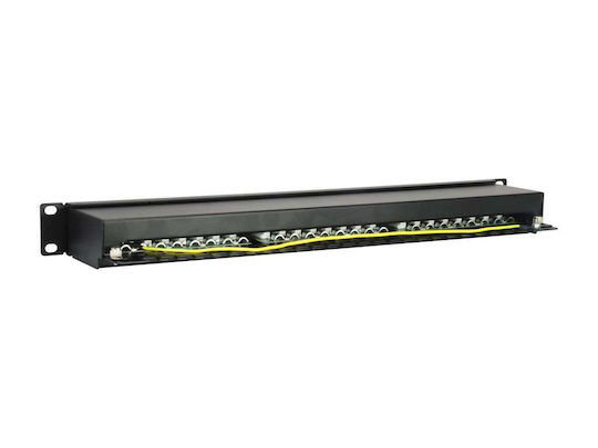 Patch Panel Equip 24x Rj45 Cat5e 19" 1he Black