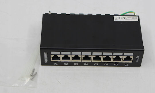 Intellinet Shielded Patch Panel cat6a Black