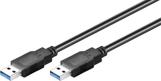 Microconnect Usb3.0 A-a 1m M-m Black Usb3.0 M M 1m 1 M Usb A Usb A Usb 3.2 Gen 1 3.1 Gen 1 Male Male Black