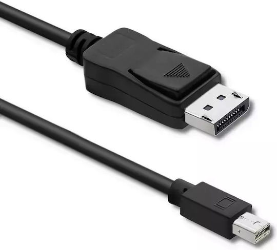 Qoltec Kabel DisplayPort-Stecker - Mini-DisplayPort-Stecker 1.8m Schwarz (50434)