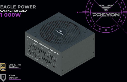 Preyon Nest Meshy+ Gaming Midi Tower Computer Case with Side Window and RGB Lighting Black