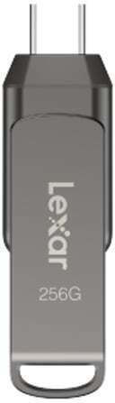 Lexar D400 128GB USB 2.0 Stick mit Verbindung USB-C & USB-A Gray