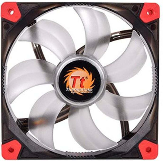 Thermaltake Luna 12 LED Case Fan 120mm with White Lighting and Connection 3-Pin 1pcs