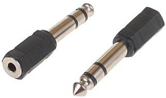 Jack Connector 6.3/3.5 St Cabletech