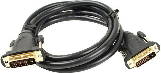 PremiumCord Cable DVI-D male - DVI-D male 5m Μαύρο (kpdvi2-5)