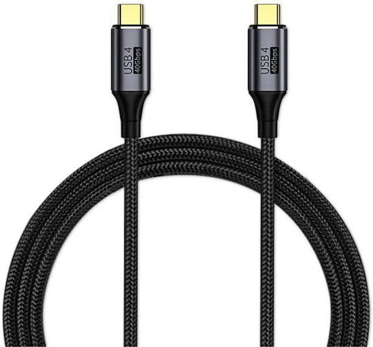PremiumCord Premiumcord Video Kabel USB Typ-C Männlich - Thunderbolt 3 240W Schwarz 1,2m
