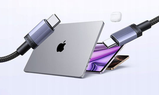 Ugreen USB 2.0 Kabel USB-C männlich - USB-C 240W PD Grau 3m 65834