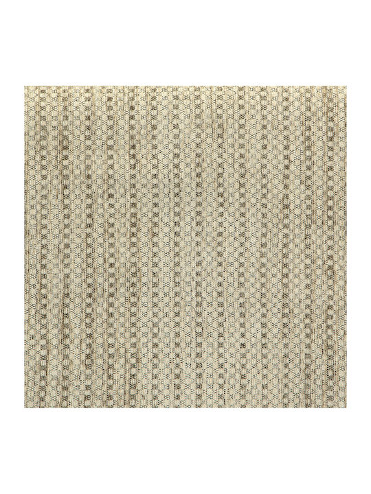 Lino Home Velora Ριχτάρι Πολυθρόνας Chenille 180x180εκ. Εκρού