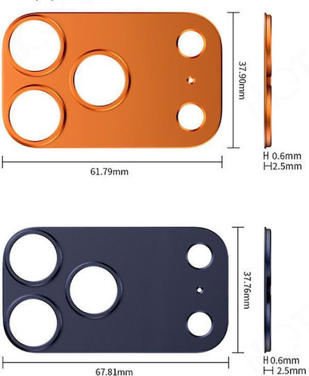 iPhone 17 Titanlegierung Kameraschutz Blauer