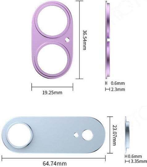 iPhone 17 Titanlegierung Kameraschutz Blauer