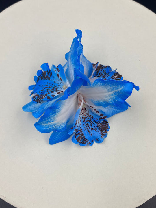 Nupfische Orchidee Haarblume Stoffblau Paranyfakia Clip Brosche Orchidee
